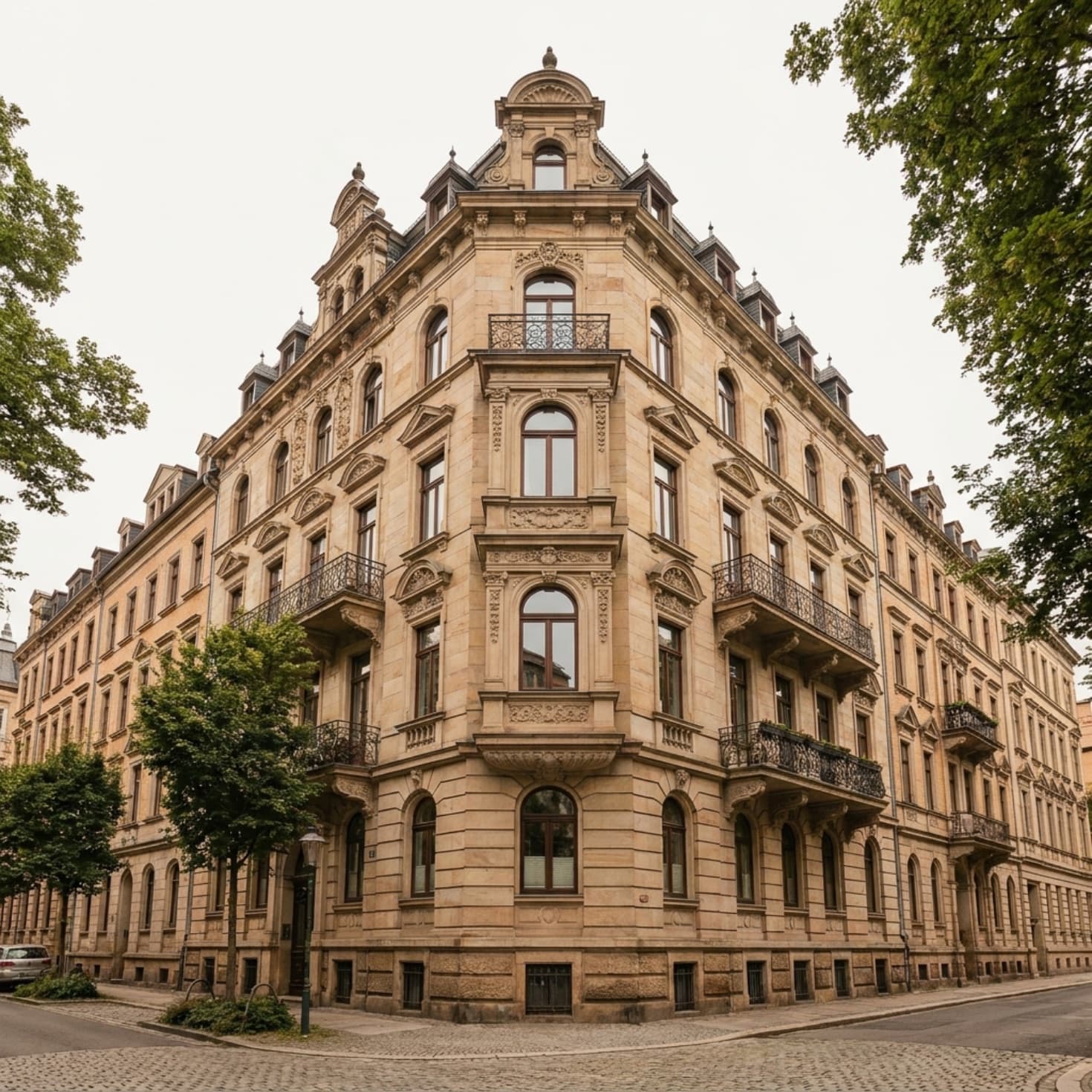 Gründerzeit-Fassade in Kassel